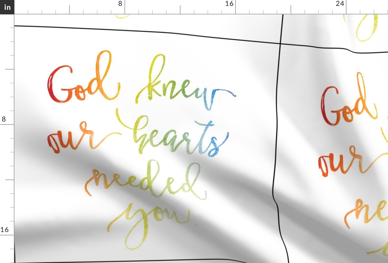 6 loveys: god knew our hearts needed you rainbow baby