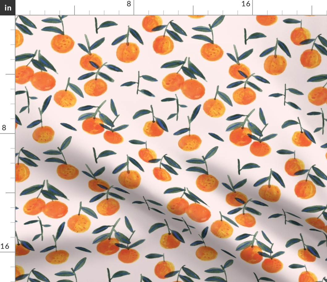 Clementine + Pink pattern