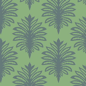 Palm leaf - green - large