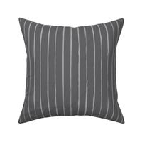 Cool Dark Gray Pinstripe