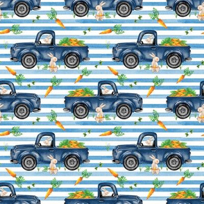 Small Blue Stripe 2021 Bunny Truck