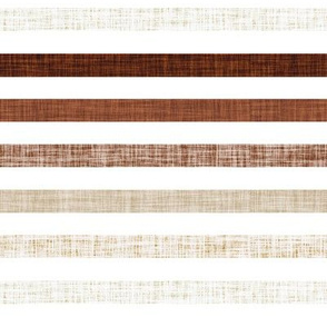 1/2" linen stripes // penny, sable, spice no. 2, 13-2, champagne, latte