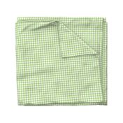 Lime Green Watercolor Gingham