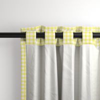 Neon Yellow Watercolor Gingham