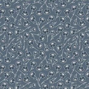 WildWood Ditsy - light slate