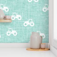 aqua linen tractors