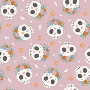 (S Scale) Dia de los Muertos | Mexican Day of the Dead | Boho Pattern on Pink