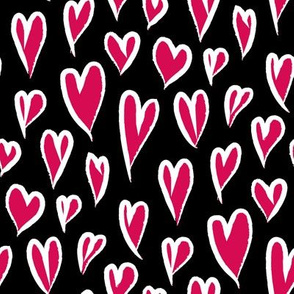 pink hearts - valentines day