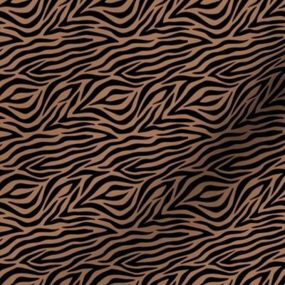 Wild zebra stripes smooth animal print boho minimalist earthy lovers design neutral nursery cinnamon black