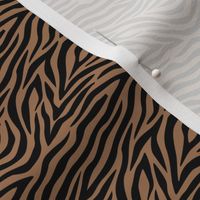 Wild zebra stripes smooth animal print boho minimalist earthy lovers design neutral nursery cinnamon black