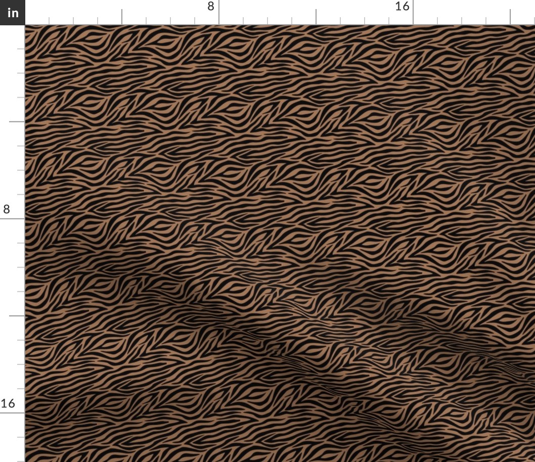 Wild zebra stripes smooth animal print boho minimalist earthy lovers design neutral nursery cinnamon black