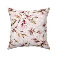 12" Dramatic Glamour  Magnolia Flower Blossoms Garden