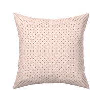 Polka Dot Pattern (brown dots on baby pink)