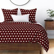 Ox head on Red and black Buffalo plaid