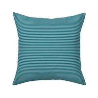 Small Aqua Pin Stripe Pattern Horizontal in Black