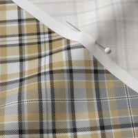 Shimmering Sand Beige and Gray Plaid 45 degree angle