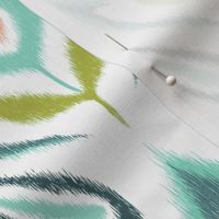 Soft Ikat - Aqua Gray