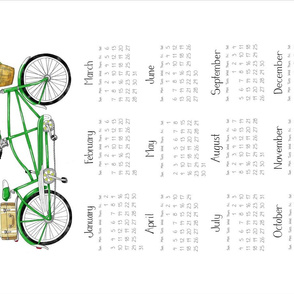 2021 Tandem Calendar - Kelly Green