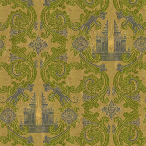 Reimagined Damask-The Monkey Forest