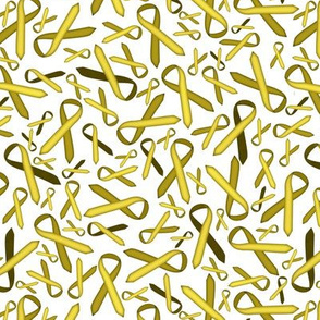 shades of gold ribbons