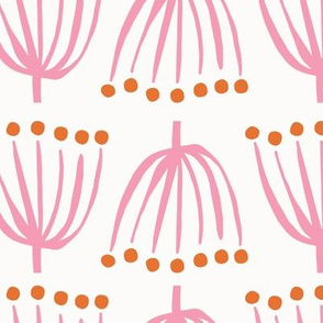 Spindly Seedlings | Bubble Gum Pink + Orange
