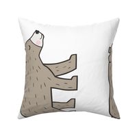 Mountain Brown Bear Pillow Plush Plushie Softie Cut & Sew