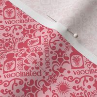 Vaccinated Damask Blush Extra small scale