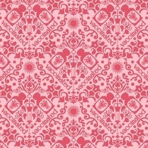 Vaccinated Damask Blush Extra small scale