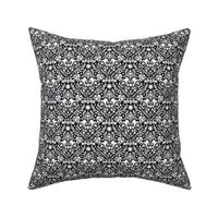 Vaccinated damask Black Extra small scale