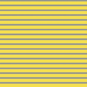 Breton Stripe in Grey and Yellow - Small
