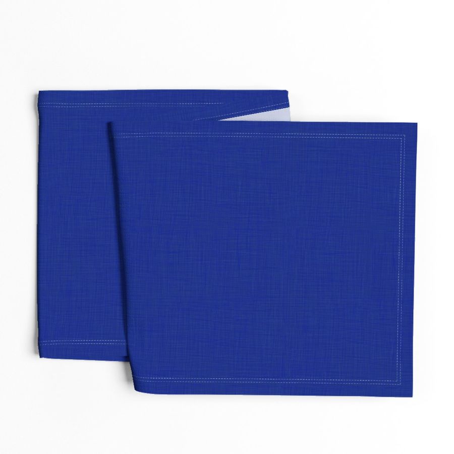 Royal blue linen