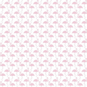 Small scale. Pink flamingo abstract pattern