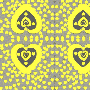 yellow hearts