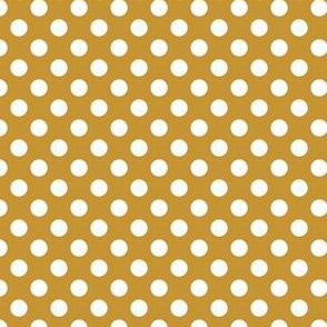 Polka dot  - Mustard