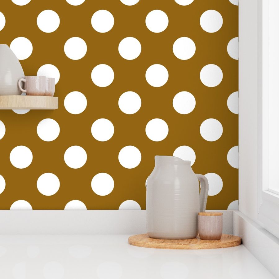 Polka dot  - Ochre