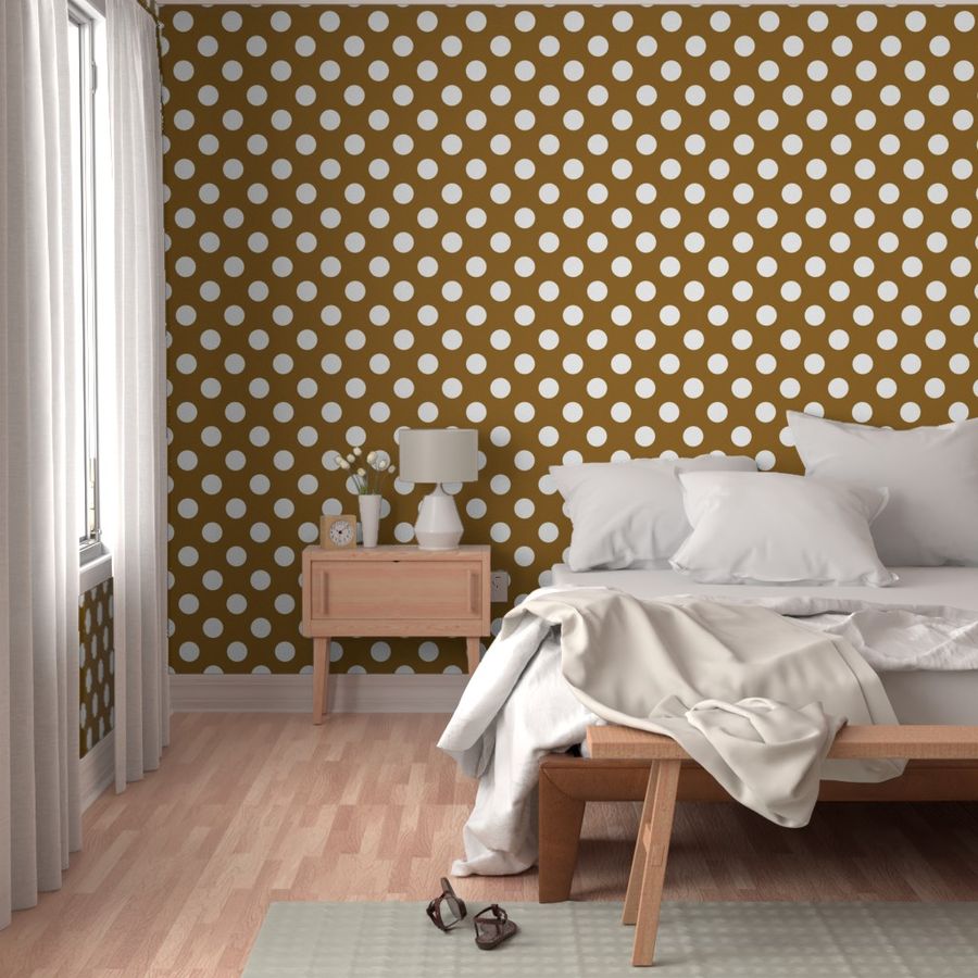 Polka dot  - Ochre