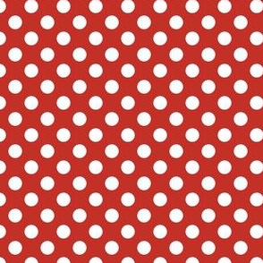 Polka dot  - Red