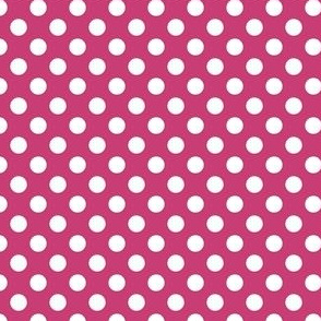 Polka dot  - Dark pink