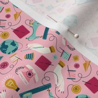 Makers Gonna Make - Retro Sewing Pink Small Scale