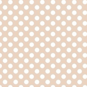 Polka dot  - beige