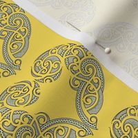 Tribal Heart Damask