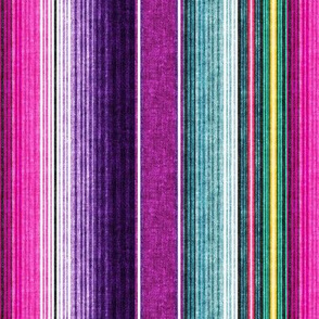 (extra small scale) serape southwest stripes - purple - (90) C21