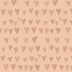 love hearts - patterned