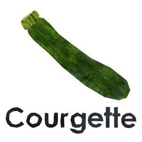 courgette - 6" panel