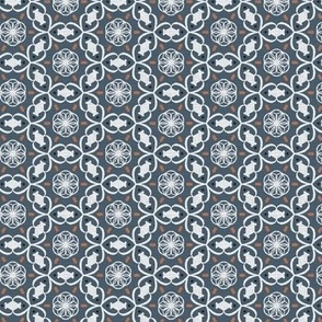 Córdoba - Geometric Slate Blue & Sienna Regular Scale