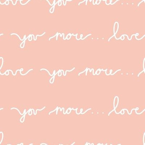 BKRD Love You More 8x8 pink