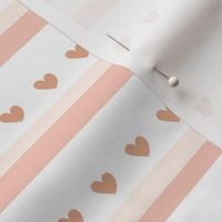 BKRD Neapolitan Wide Stripes and Hearts 8x8