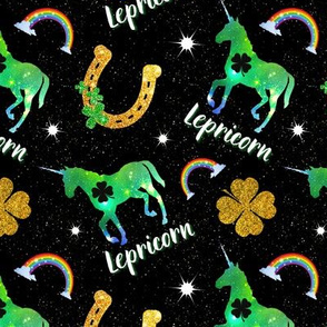 Lepricorns - medium on black