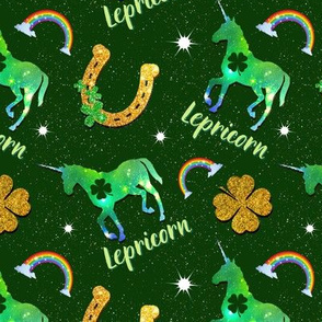 Lepricorns - medium on green