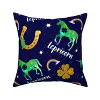 Lepricorns - large on navy